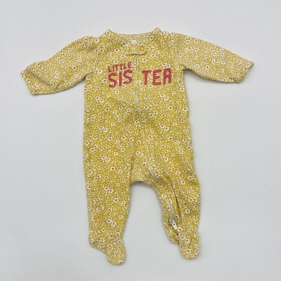 Child of Mine Carters Baby 0-3 Months Little Sister Sleep & Play One Piece 376 - Picture 2 of 7